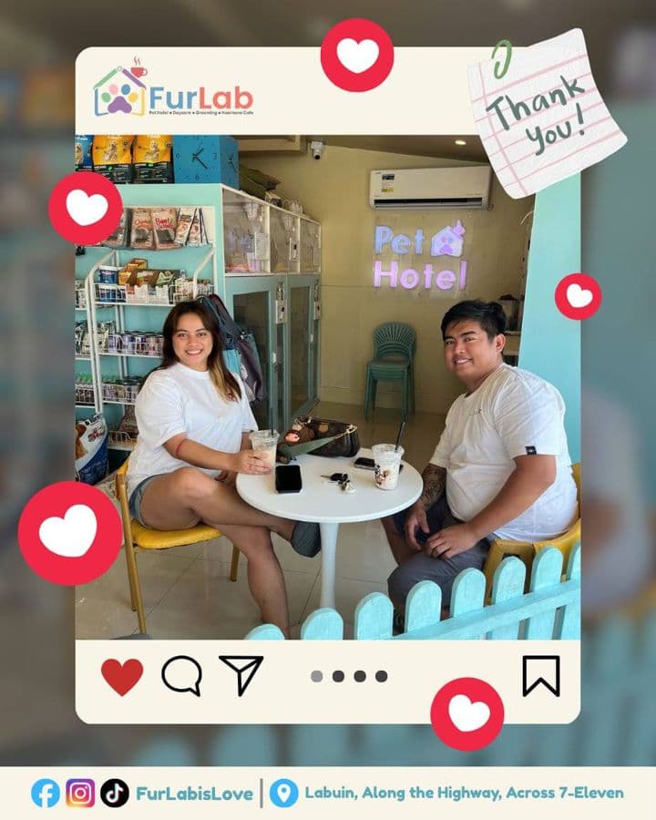 FurLab café guests, thank-you photo 8